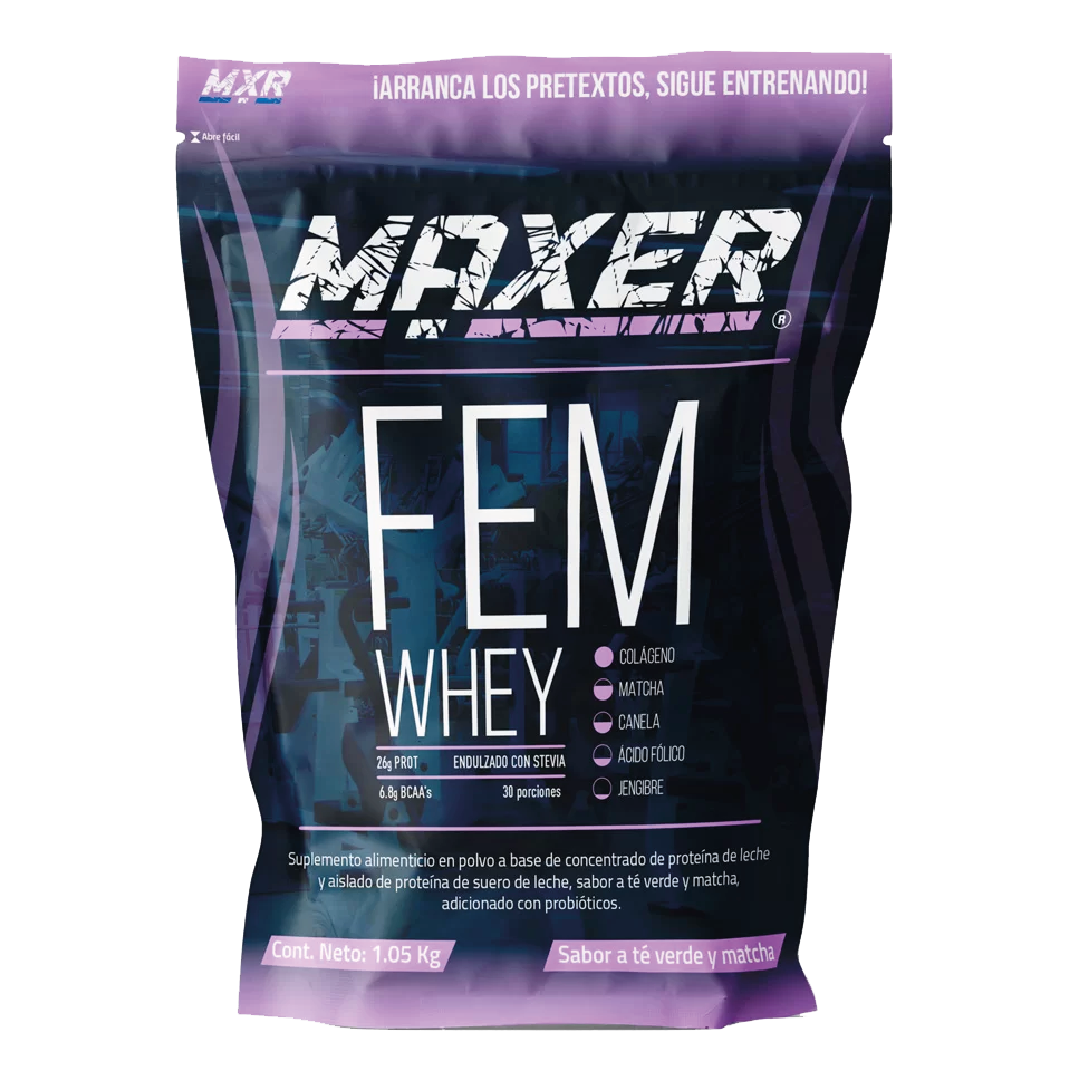 Maxer Snack Maxer FEM Whey – SUPLEMENTOS MAXER